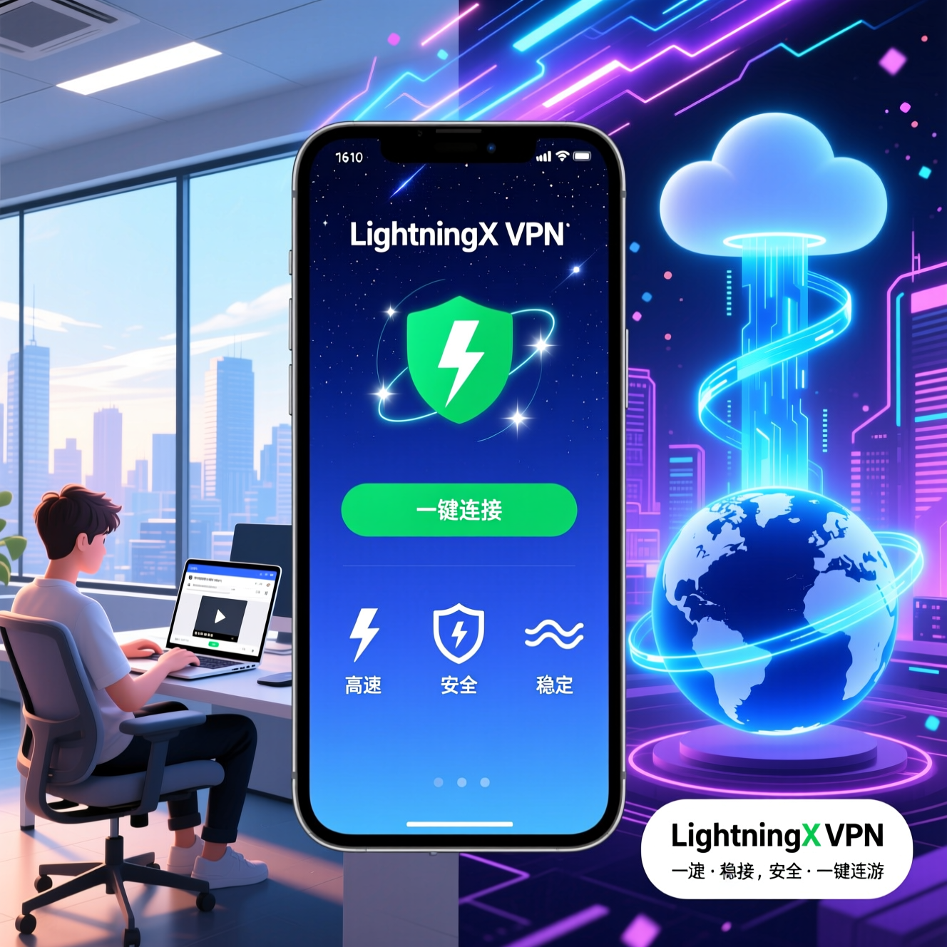 闪连VPN速度优化终极指南：从基础调优到极致配置，实现600Mbps+稳定高速体验